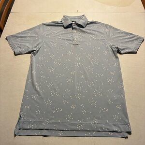 Footjoy Men’s Golf Polo with Eagle all over print and Pelican Embroidery Size L